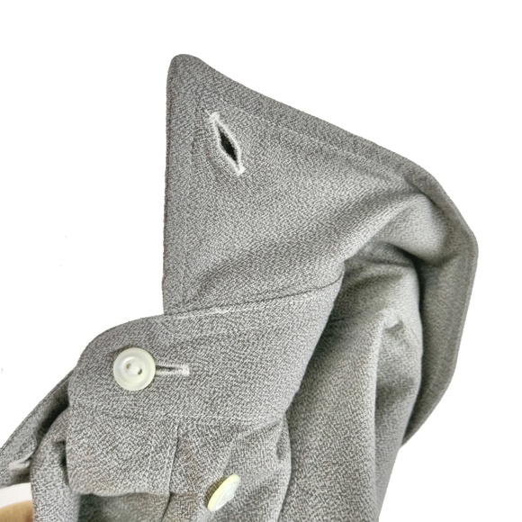 J. Crew Gray Long Sleeve Shirt Men's Small - Picture 3 of 8